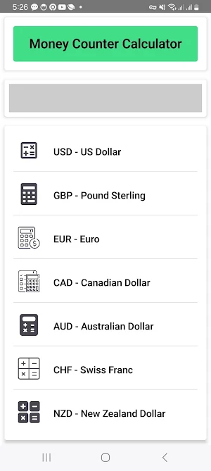 Money Counter Calculator Screenshot 2