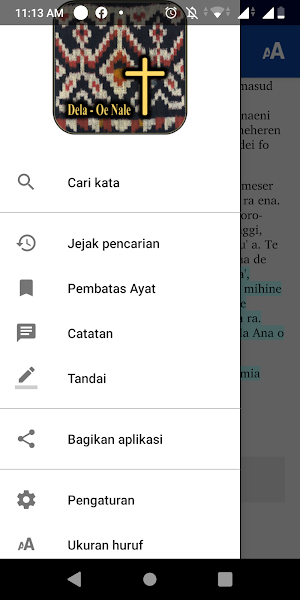 Dela-Oe Nale Bible App Screenshot 1
