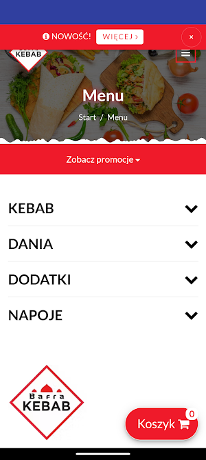 Bafra Kebab Wadowice Screenshot 0