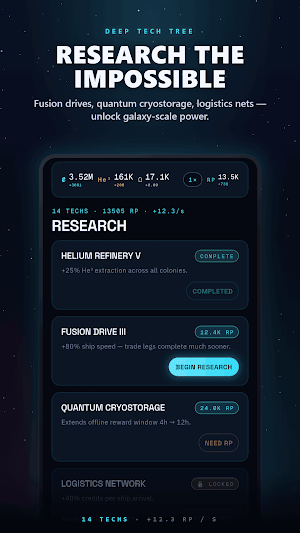 Stellar Dominion: Idle Galaxy Screenshot 3