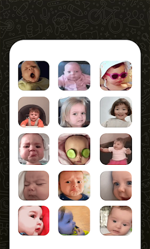 Cute Babies Animated Stickers Screenshot 0