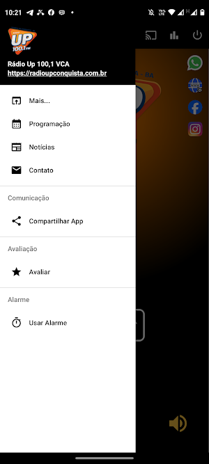 Radio Up 100,1 VCA Screenshot 1