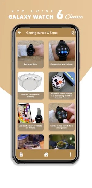 Galaxy watch 6 classic guide Screenshot 1