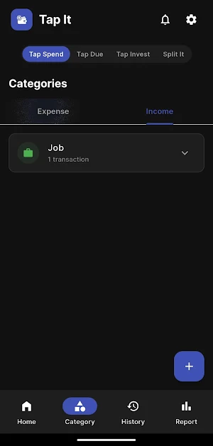 TapIt - Money Manager Screenshot 1