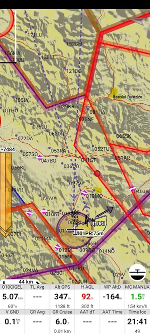 XCSoar with PEV start Screenshot 0