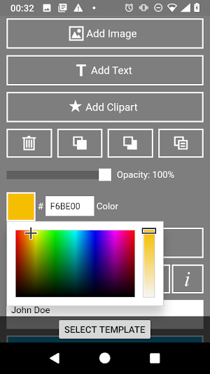Business Card: your own design Screenshot 1
