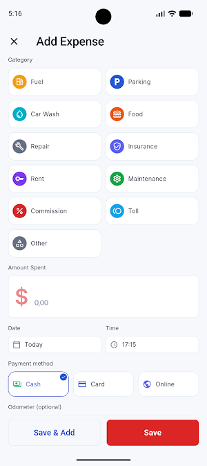 DriverDesk: Income Tracker Screenshot 2