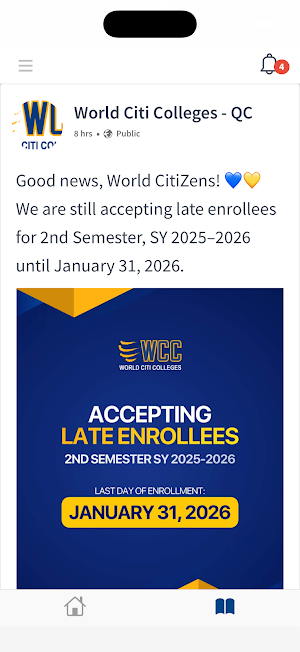 WCC Mobile Portal Screenshot 2