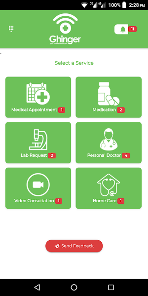 Ghinger Health App Screenshot 3