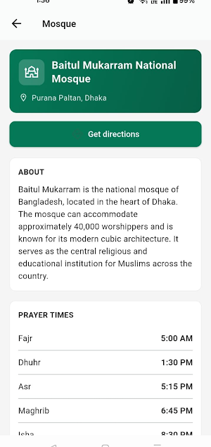 Masjidtime Screenshot 1
