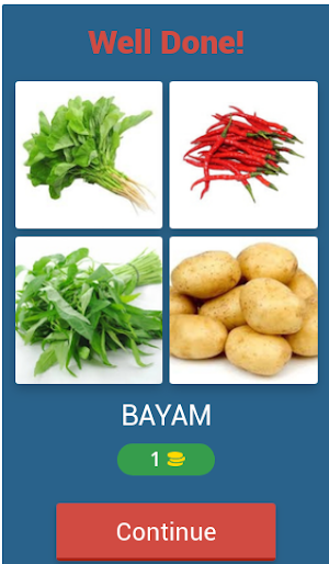 Four Vegetables One Word Screenshot 1