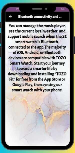 TOZO S2 Smart Watch guide Screenshot 1