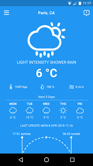 Weather Widget & Forecast Screenshot 1