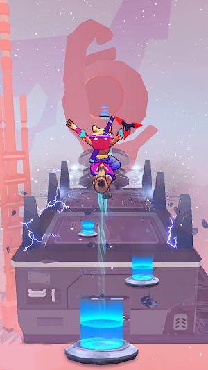Galaxy Ninja: Amaze 3D Runner Screenshot 1