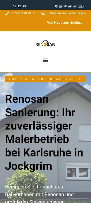 Renosan Sanierung Screenshot 0