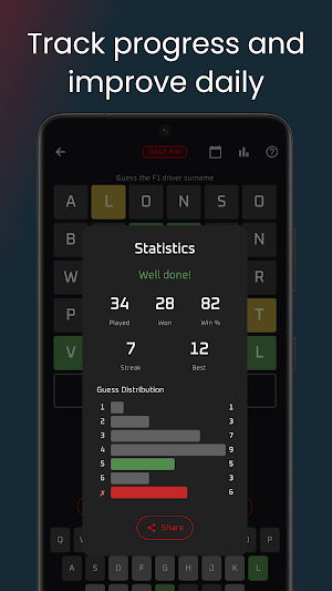 Formudle – F1 Guessing Game Screenshot 2