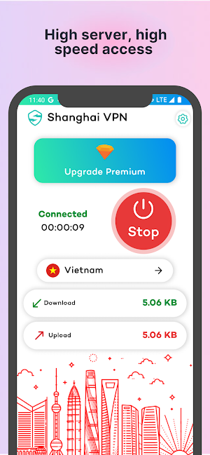 Shanghai VPN: Metro Connect Screenshot 2