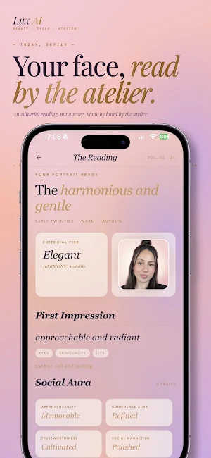 Lux AI - Beauty by your Cycle Screenshot 2