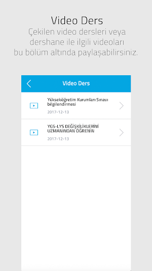 Dershane Mobil Screenshot 1