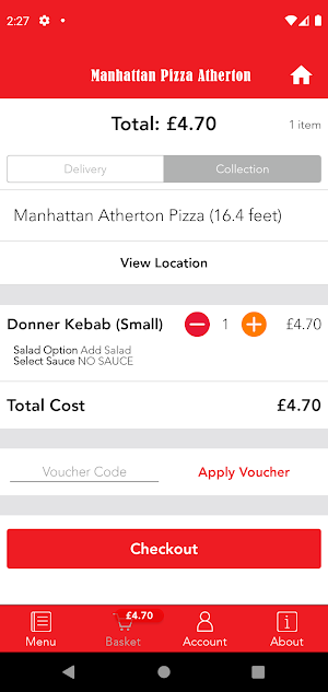 Manhattan Atherton Pizza Screenshot 3