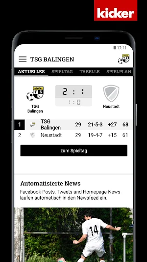 TSG Balingen Screenshot 2