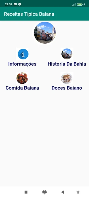 Receitas Tipica Baiana Screenshot 1