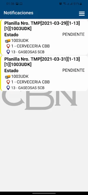 Transportes CBN Screenshot 2