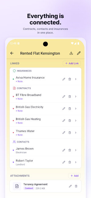Lifetify: Contracts & Finance Screenshot 1