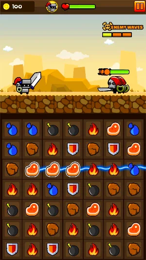 Puzzle Warriors Screenshot 0