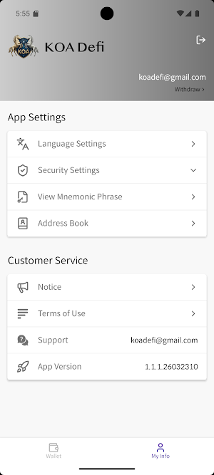 KOA Defi Screenshot 3