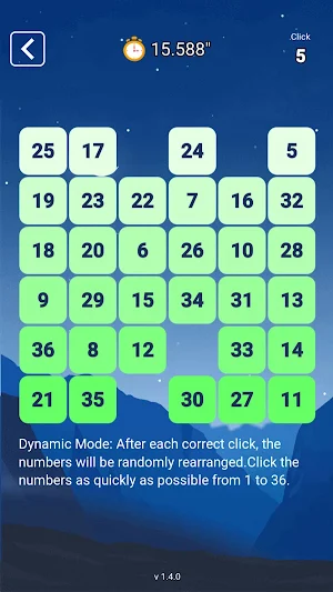SchulteGrid Screenshot 3