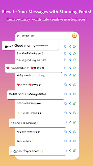 Stylish Text – Fonts & Symbols Screenshot 1