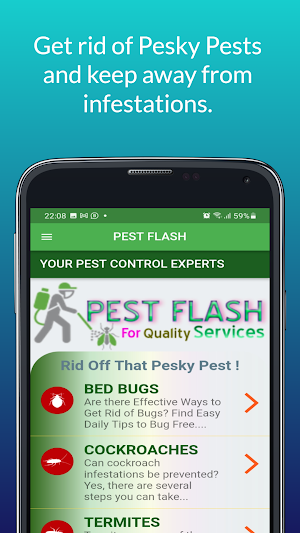 PEST FLASH Pest Control Screenshot 1