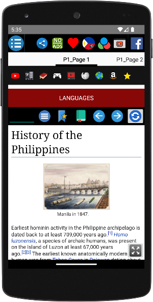 History of the Philippine Screenshot 1