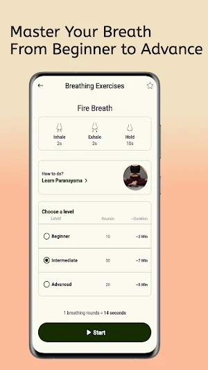 Breathing Exercises(Pranayama) Screenshot 3