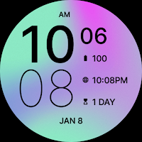 Simply Tosca Purple Watch Face