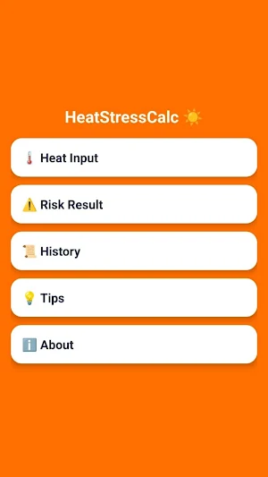 HeatStressCalc Screenshot 1