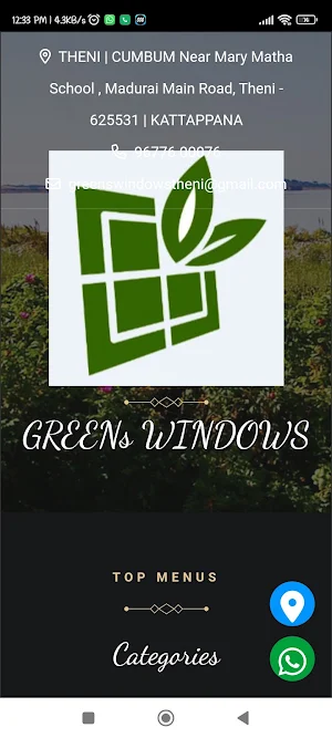 Greens Windows Screenshot 2