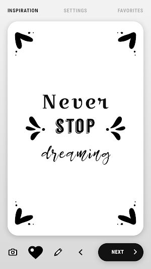 Hand lettering generator for ideas and inspiration Screenshot 3