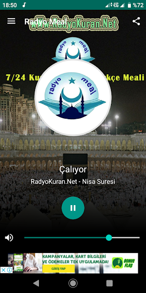 Radyo Meal Türkçe Kuran Meali Screenshot 1
