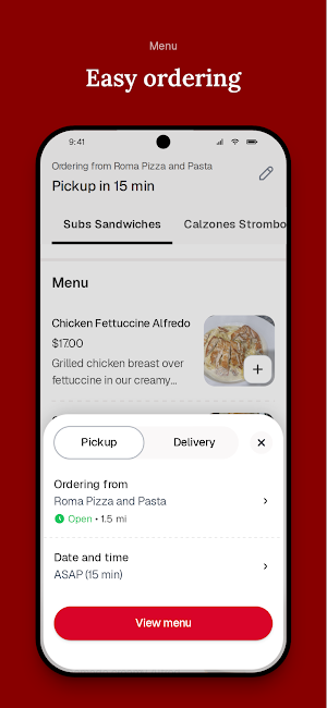 Roma Pizza & Pasta Screenshot 2