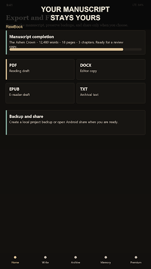 RawBook Screenshot 2