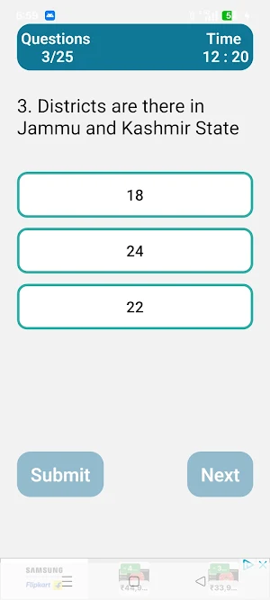 Jammu and Kashmir Quiz Screenshot 2