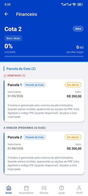 SizeConix Consorciados Screenshot 2