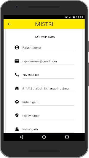 Mistri - on call Kishangarh Services Screenshot 0