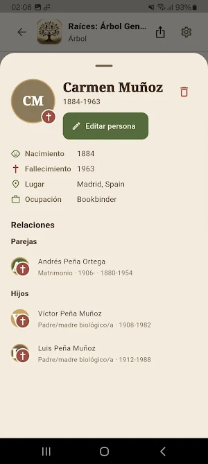 Family Roots: Family Tree Screenshot 3