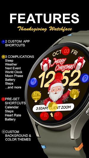 Festive | Christmas Watchface Screenshot 1