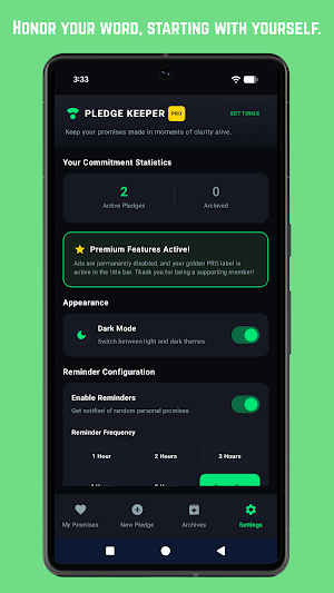 Pledge Keeper: Promise to Self Screenshot 3