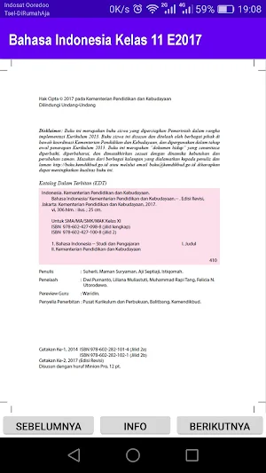 Bahasa Indonesia Kelas 11 Sisw Screenshot 1
