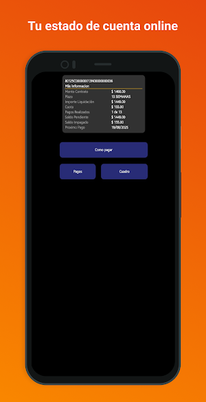 JaponPay Cliente Screenshot 2